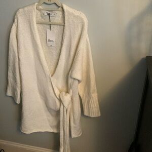 Zara knitwear collection tie sweater